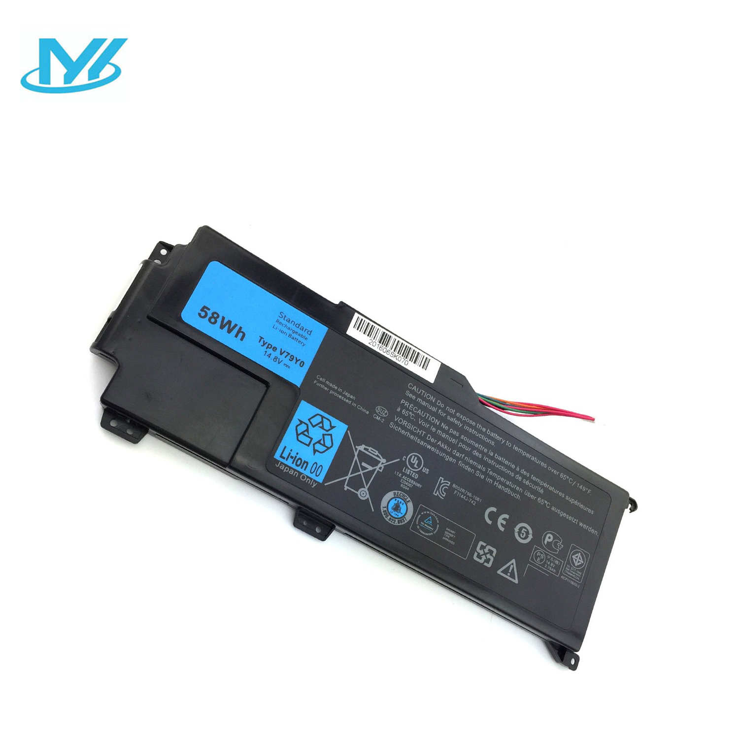 V79Y0 rechargeable lithium ion Notebook battery Laptop battery 14.8V 58Wh for Dell laptop XPS 14Z 14Z-L412X 14Z-L412Z