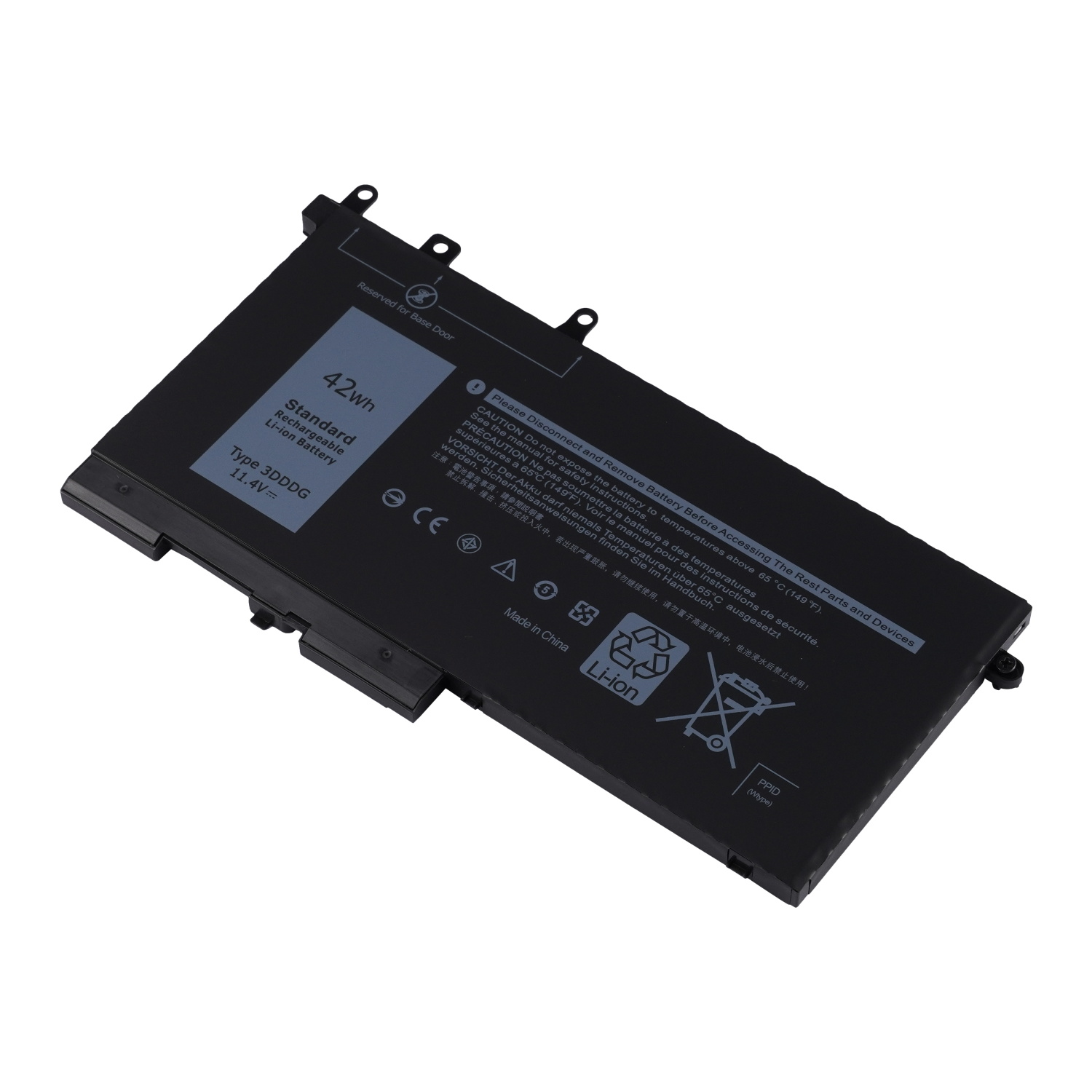 3DDDG Laptop Battery lithium ion batteries 11.4V 42Wh 4400mAh for Dell Latitude E7270 E7470 Laptop