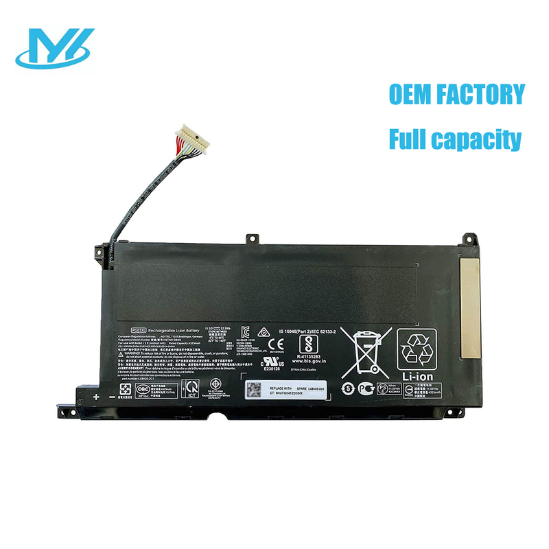 PG03XL rechargeable lithium ion Notebook battery Laptop battery for HP TPN-C141 TPN-Q229 15-dk0020TX 15-dk0021TX 15-dk0125TX 15-dk0127TX 11.55V 56Wh