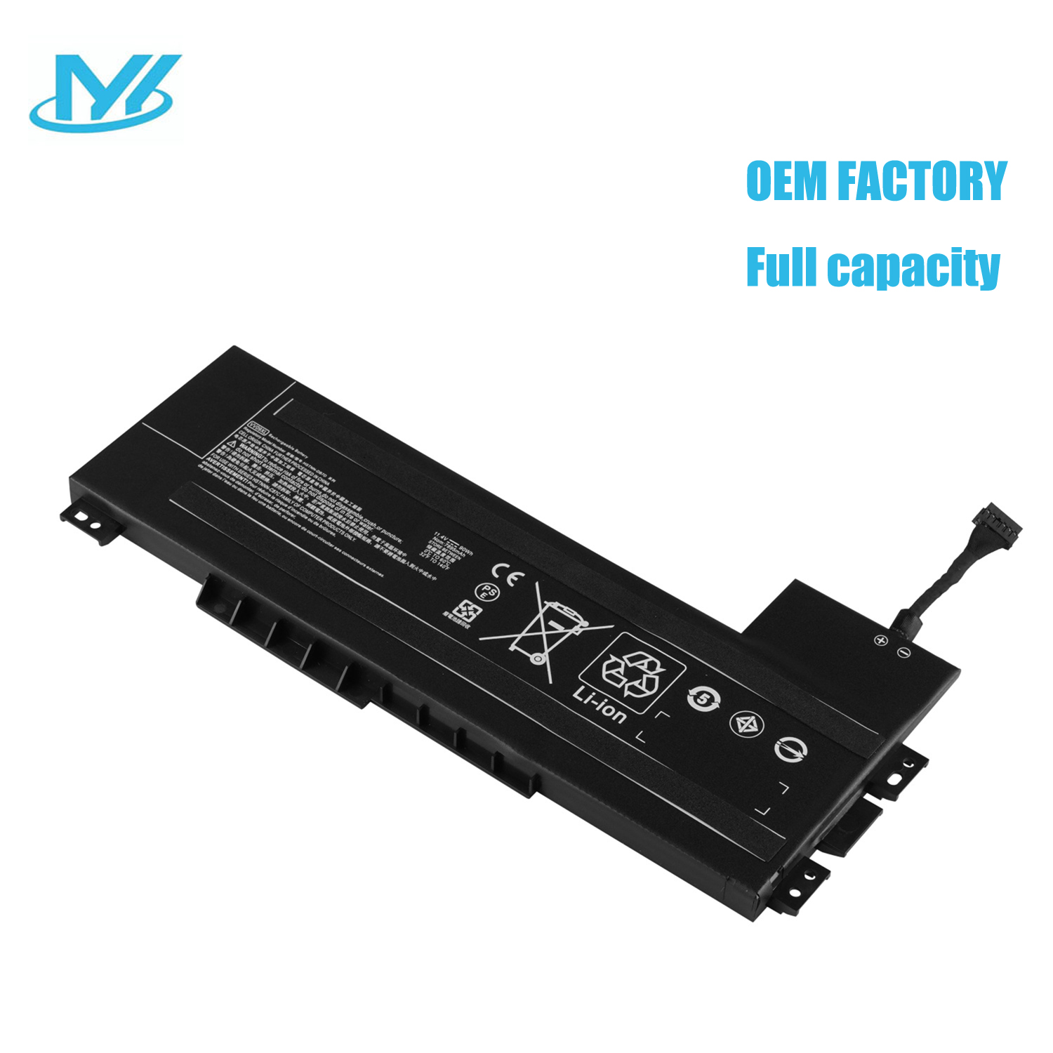 VV09XL rechargeable lithium ion Notebook battery Laptop battery For Hp ZBook 15 G3 G4 17 G3 Series HSTNN-DB7D HSTNN-C87C 808398-2B1 808398-2C1 808452-001 808452-002 11.4V 90Wh 7895mAh