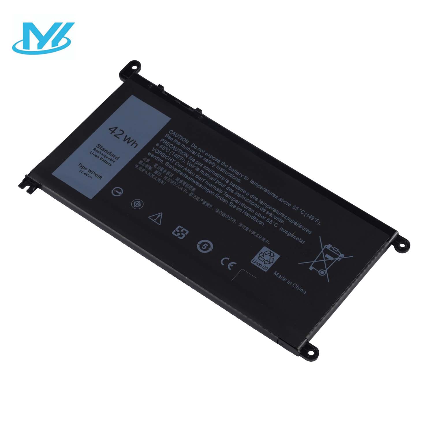 WDXOR rechargeable lithium ion Notebook battery Laptop battery Y3F7Y 3CRH3 T2JX4 11.4V 42Wh for Dell laptop Inspiron 7460 7560 13-5368 13-5378