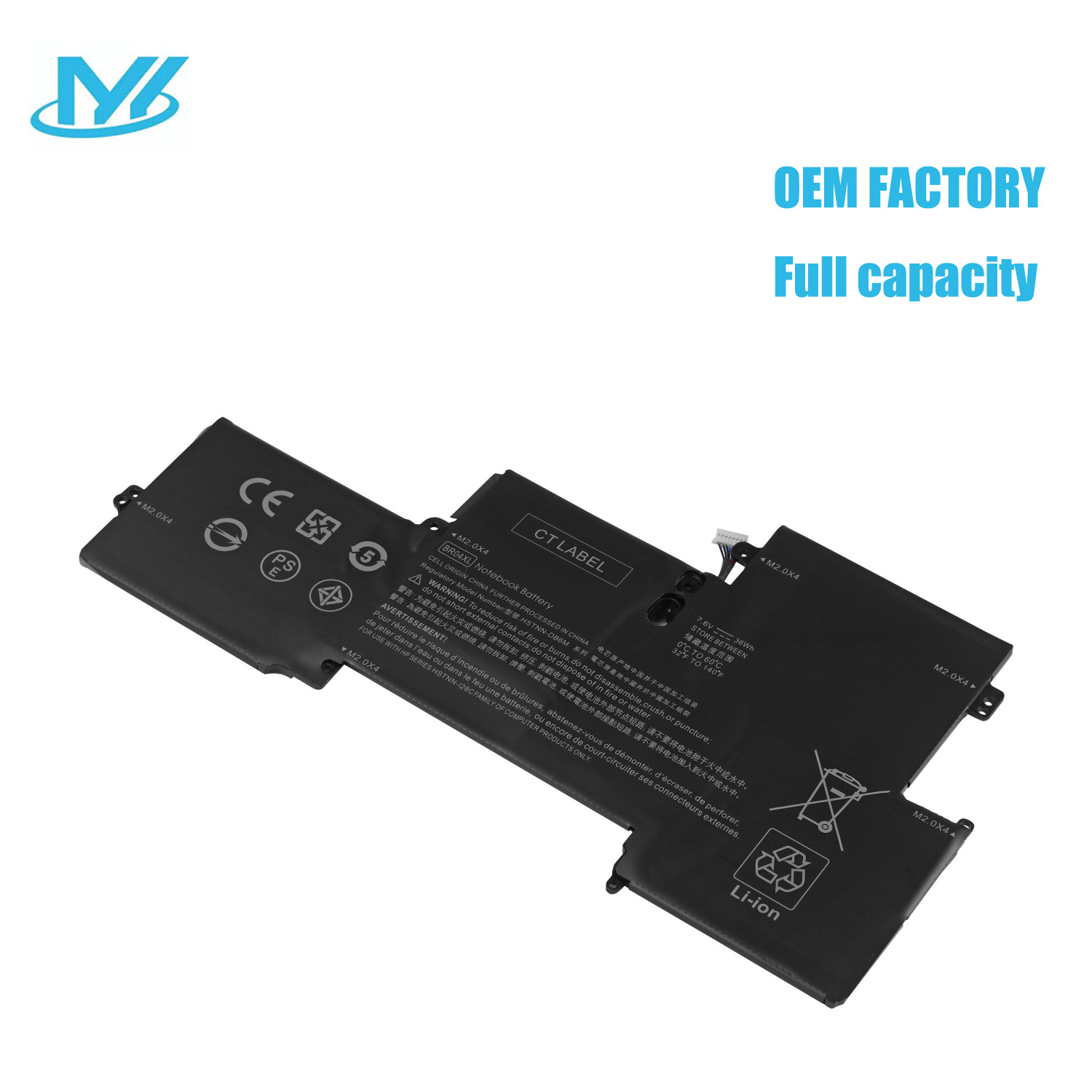 BR04XL rechargeable lithium ion Notebook battery Laptop battery 7.7V 41Wh for HP laptop EliteBook 1020 1030 G1 EliteBook Folio 1020 G1