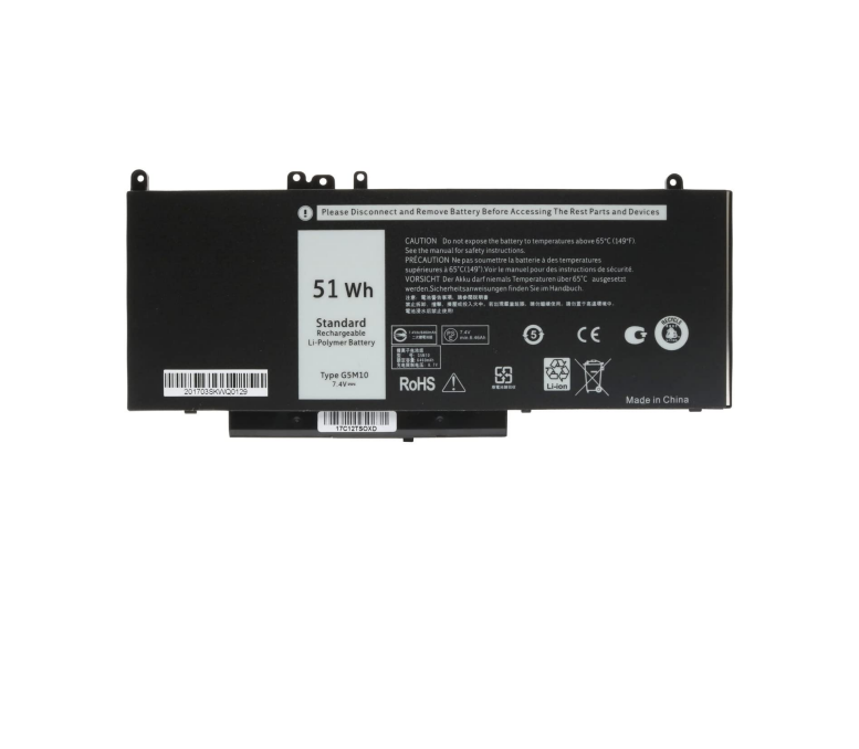 G5M10 Replacement Lithium ion battery Laptop Batteries 0WYJC2 8V5GX R9XM9 WYJC2 1KY05 14.8V 92Wh For Dell Latitude 3160 3350 E5450 Laptop